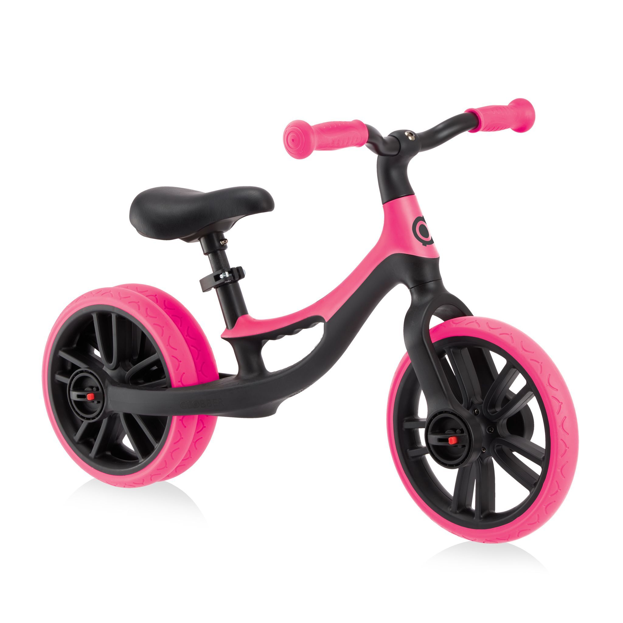 Беговел Globber Go Bike Elite Duo розовый - фото 1