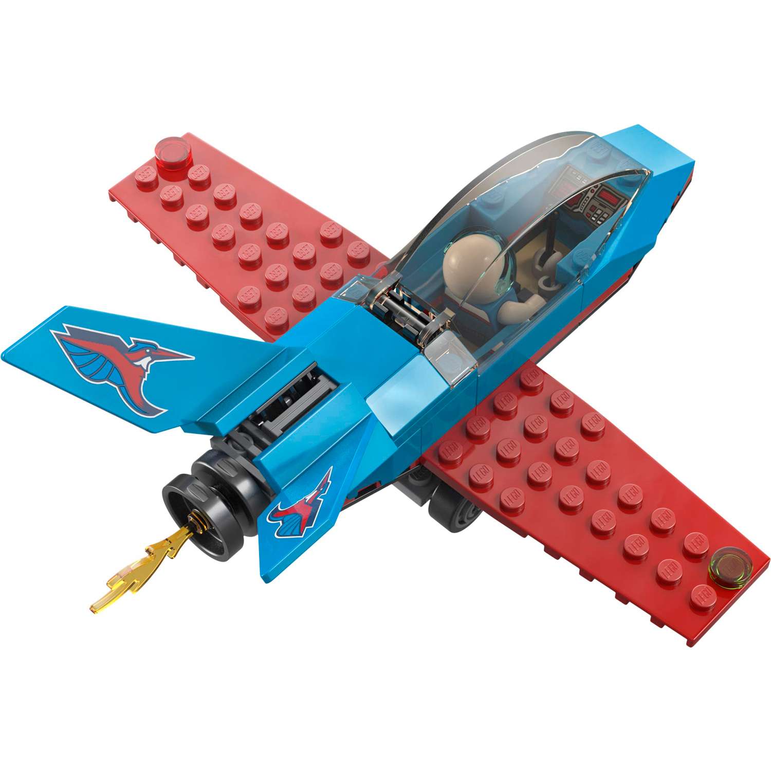 Конструктор детский LEGO City Трюковый самолёт 60323 - фото 10
