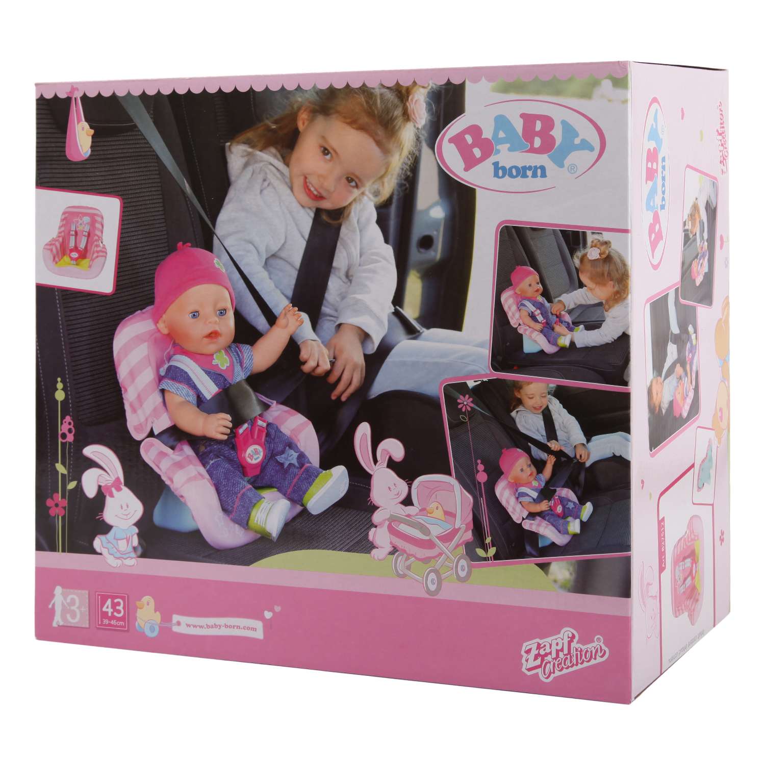 Набор для куклы Zapf Creation Baby Born сиденье для авто 827-512 827-512 - фото 2