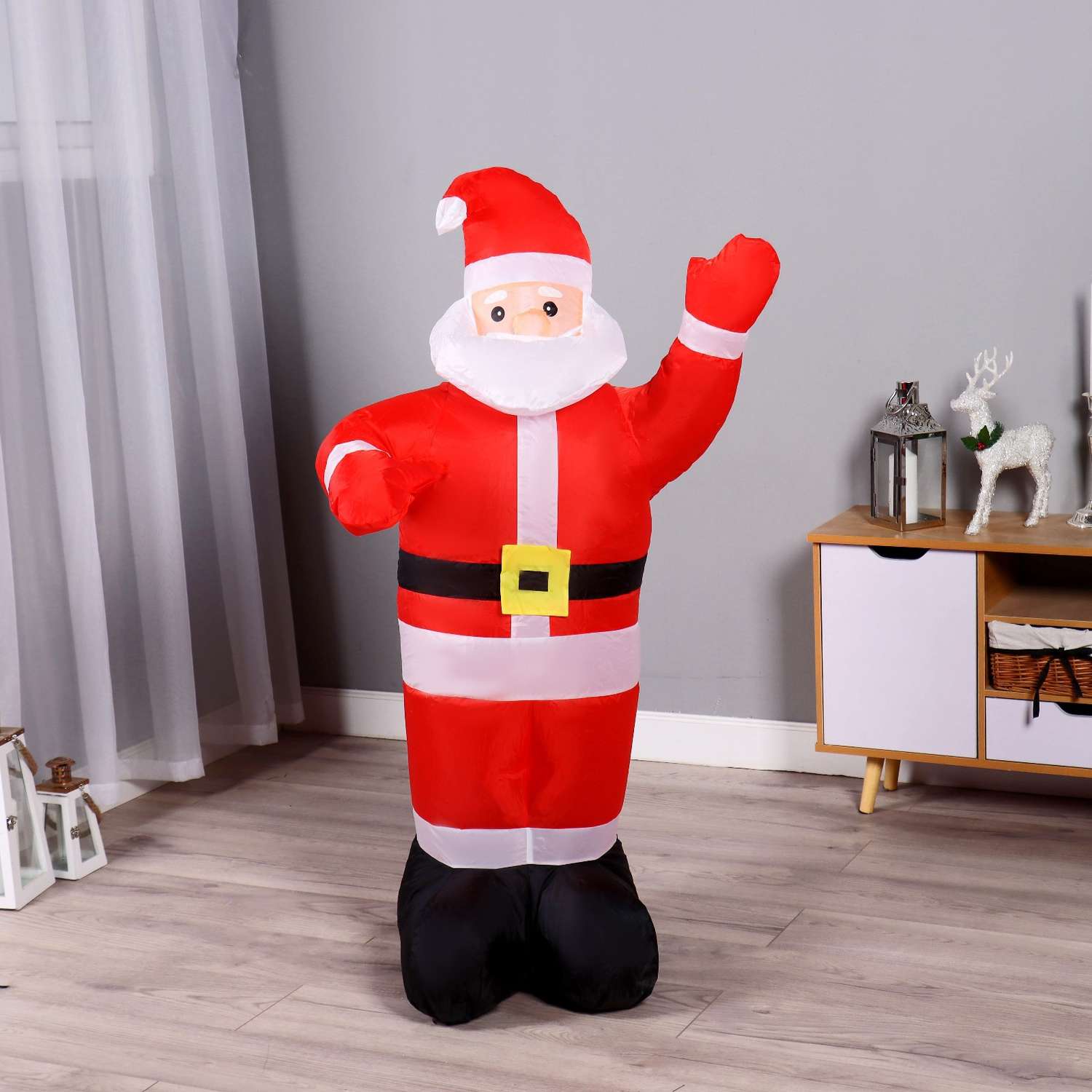 Надувная фигура Sima-Land «Дед Мороз» светится 120 см - фото 1