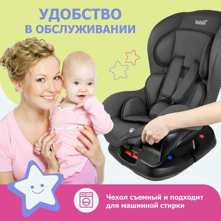 Автокресло детское BeBest Kruiz от 0 до 18 кг цвет grey