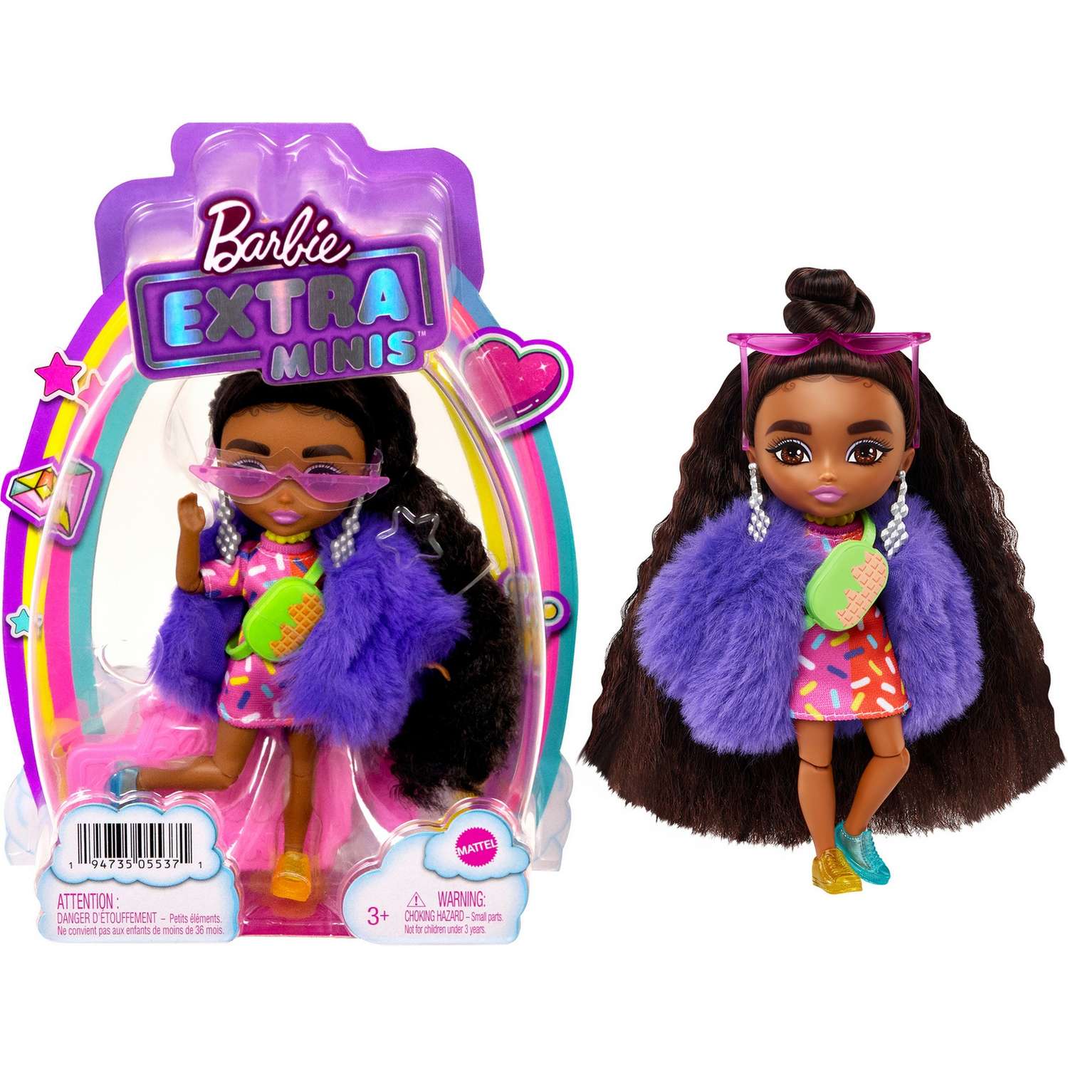 Кукла Barbie Экстра Минис 1 HGP63 HGP62 - фото 9