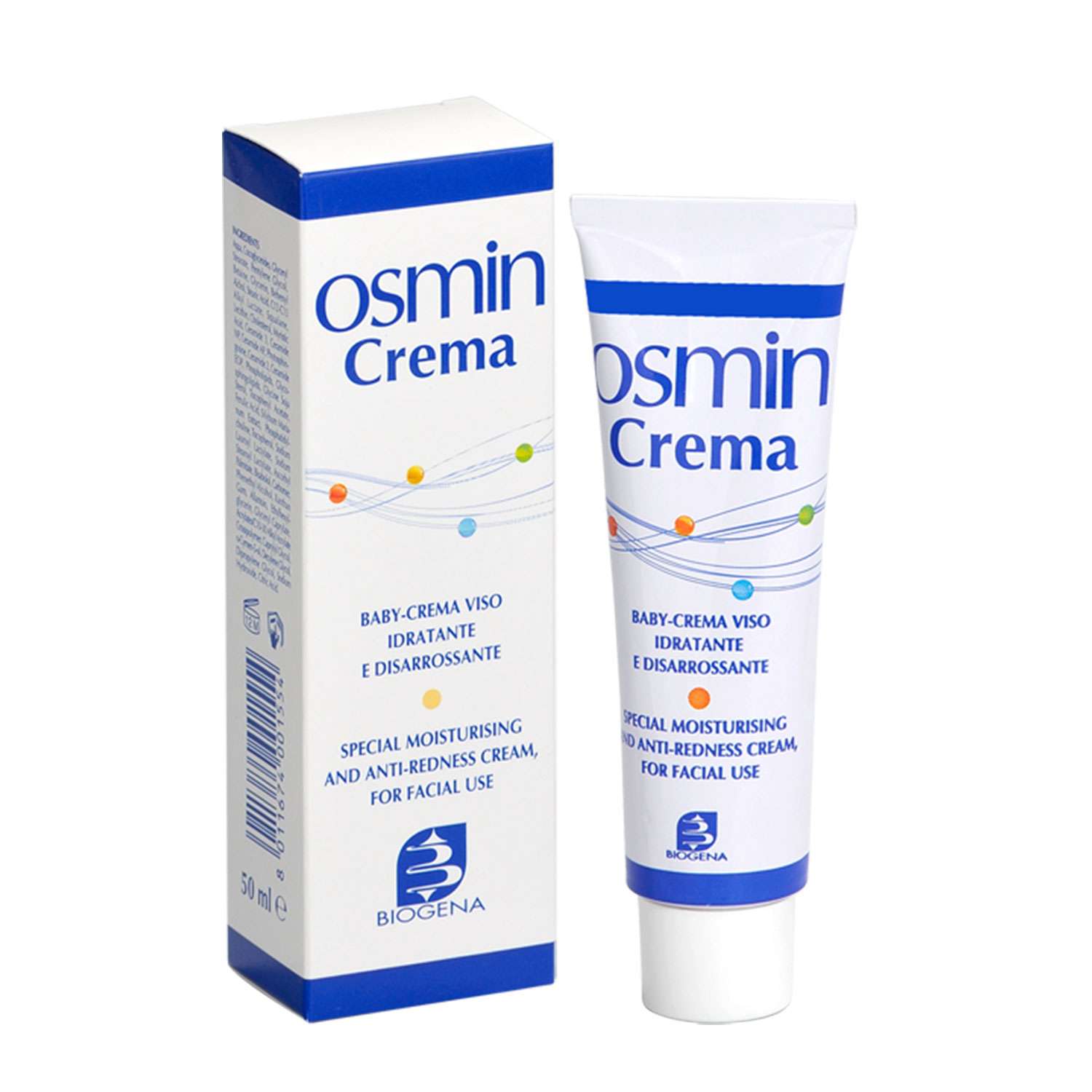 Детский крем Biogena для чувствительной кожи лица Osmin Crema 50 мл - фото 1