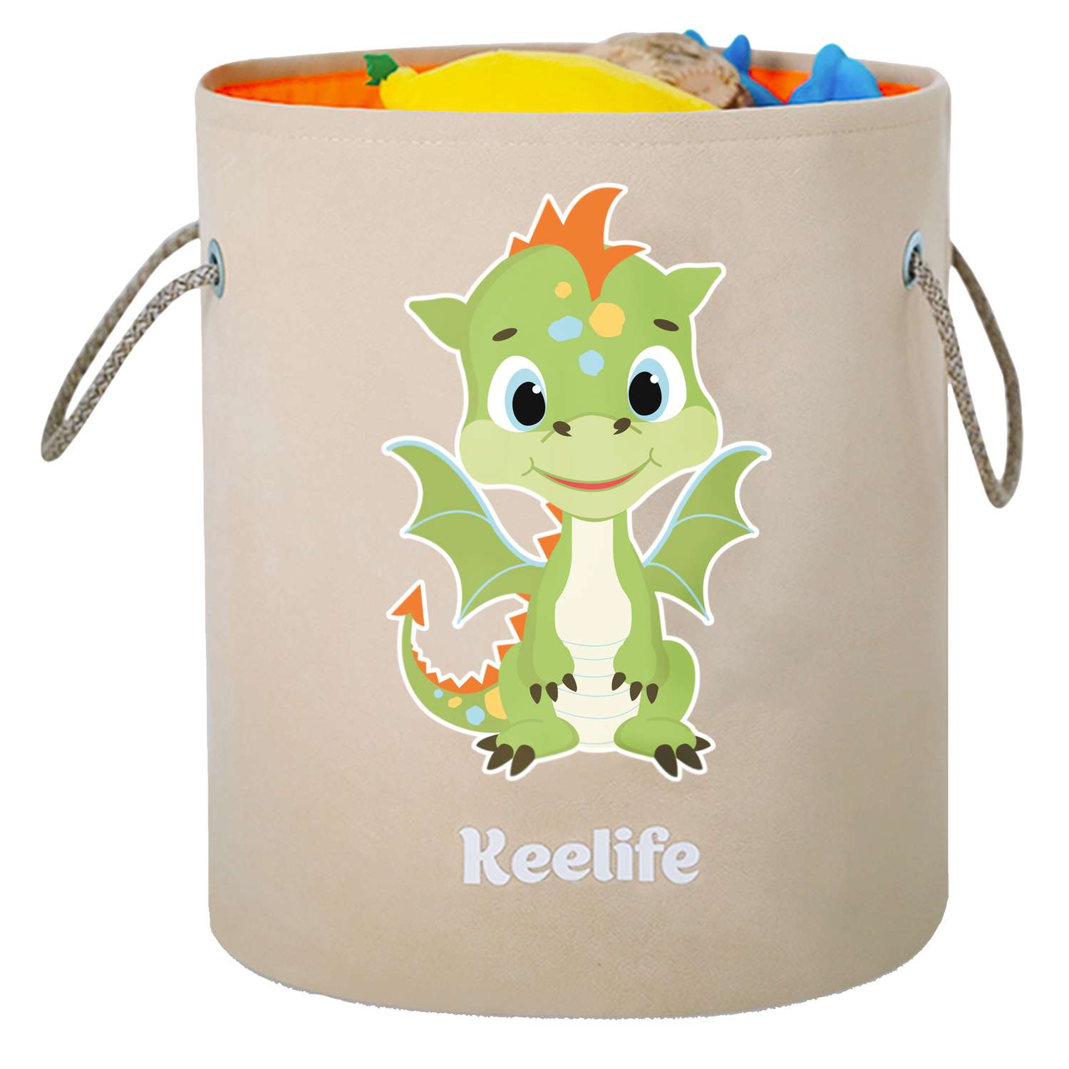 Корзина для игрушек Keelife Дракон оранжевый - фото 1