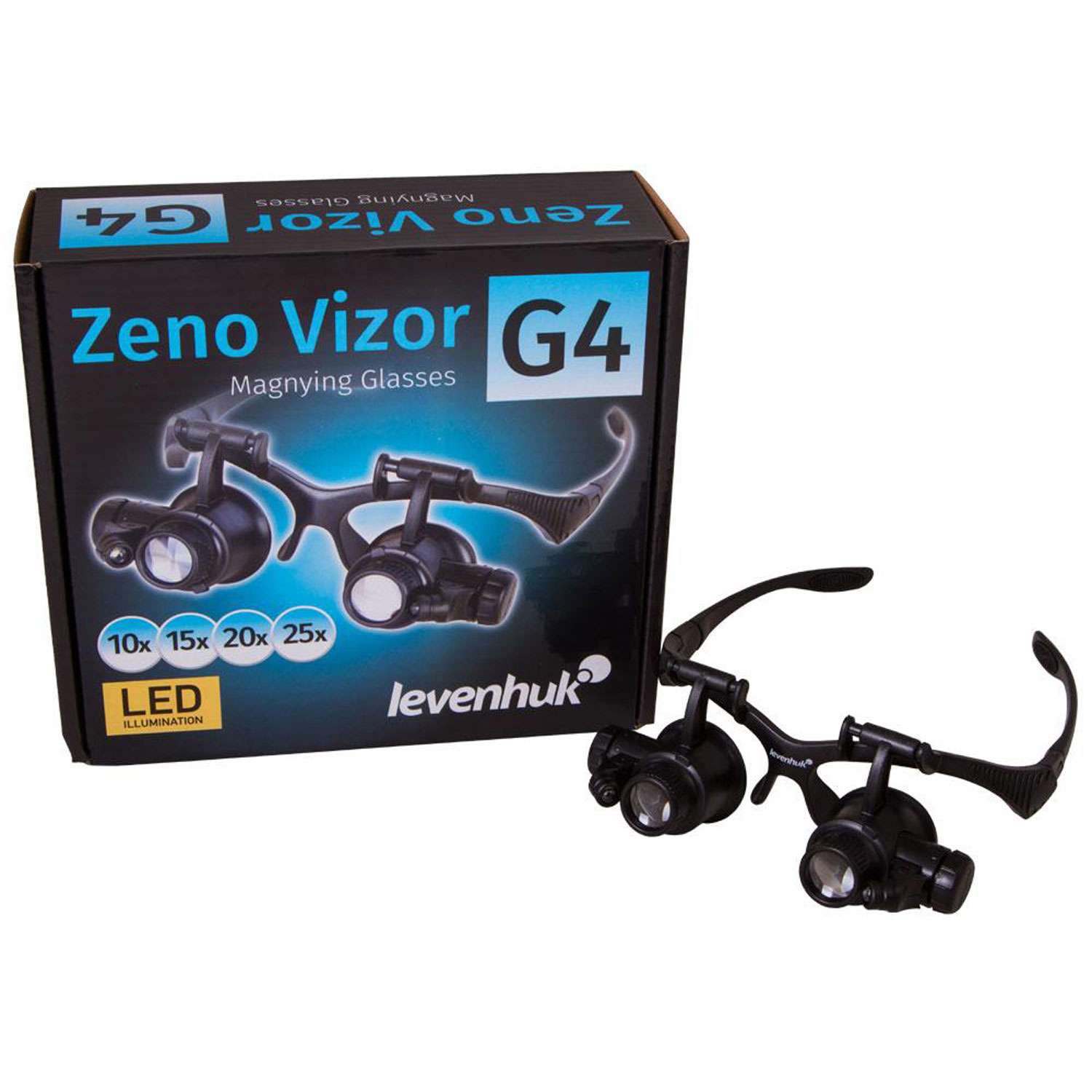 Лупа-очки Levenhuk Zeno Vizor G4 - фото 4