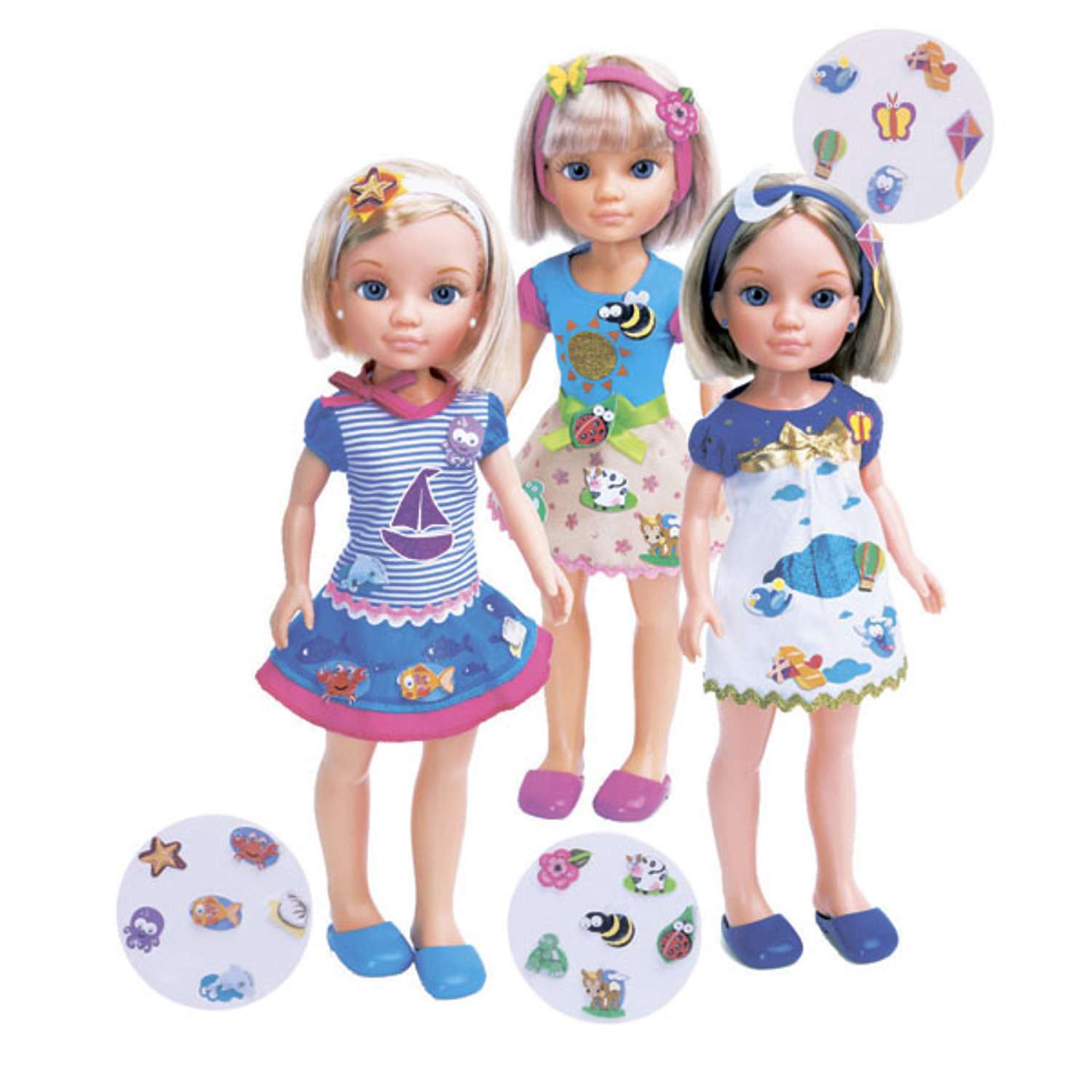 Кукла Famosa Нэнси с короткой стрижкой и модными наклейками в ассортименте 700009120 - фото 1