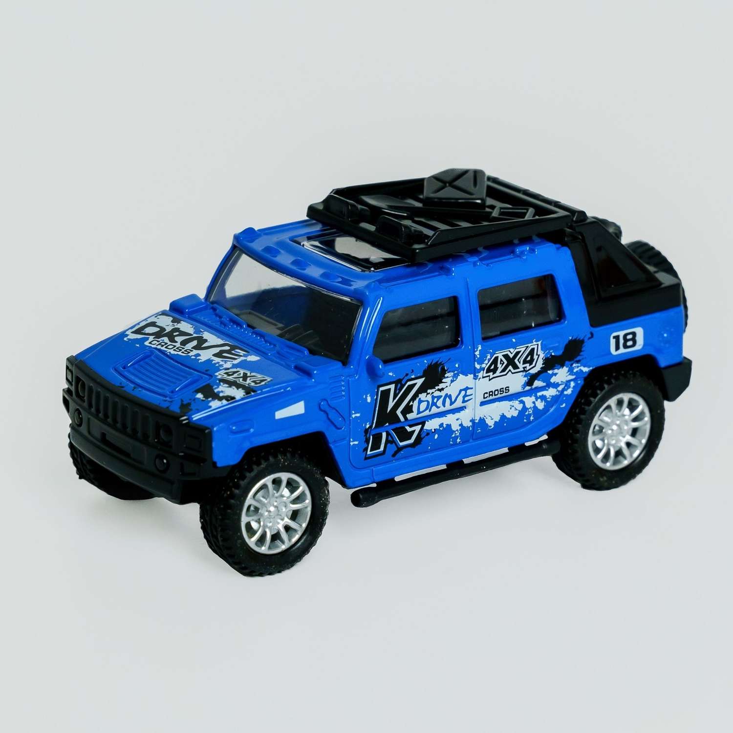 Машинка AUTOGRAND Pickup синяя детская металлическая с инерционным механизмом развивающая крутая 12 см 88546 - фото 1