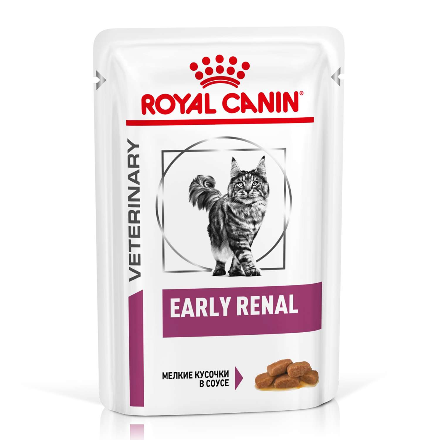 Корм для кошек ROYAL CANIN Early Renal Feline при ранней стадии почечной недостаточности соус 85г - фото 1