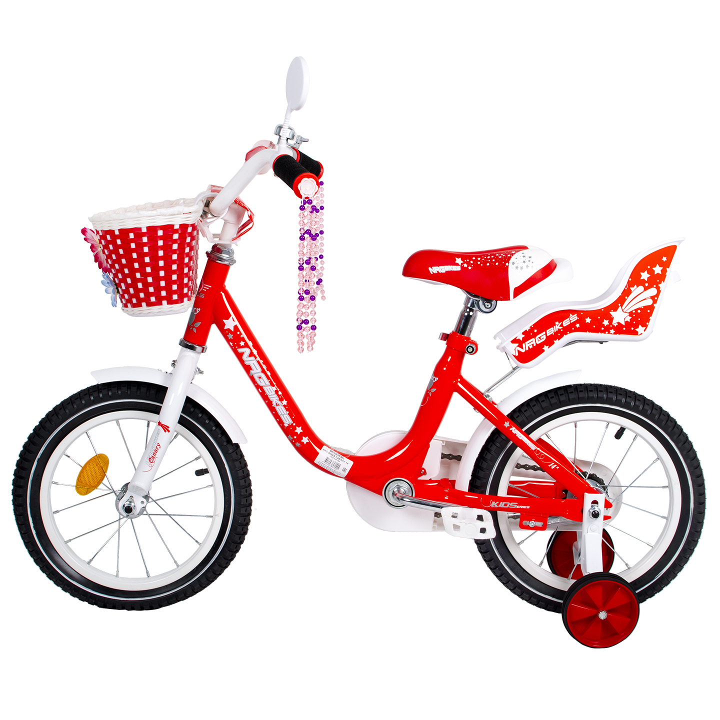 Велосипед NRG BIKES Canary 14 red-white - фото 8