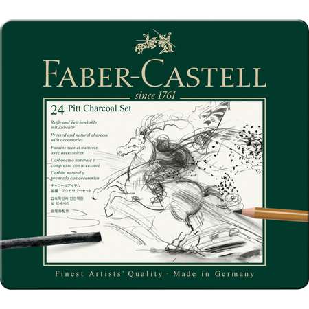 Набор художественный Faber Castell Pitt Charcoal 24 предмета