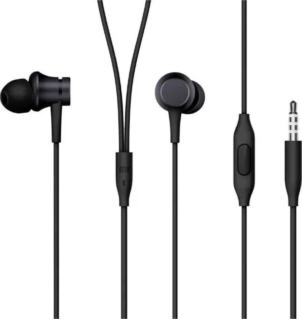 Проводные наушники XIAOMI Mi In-Ear Headphones Basic (Black) - фото 1