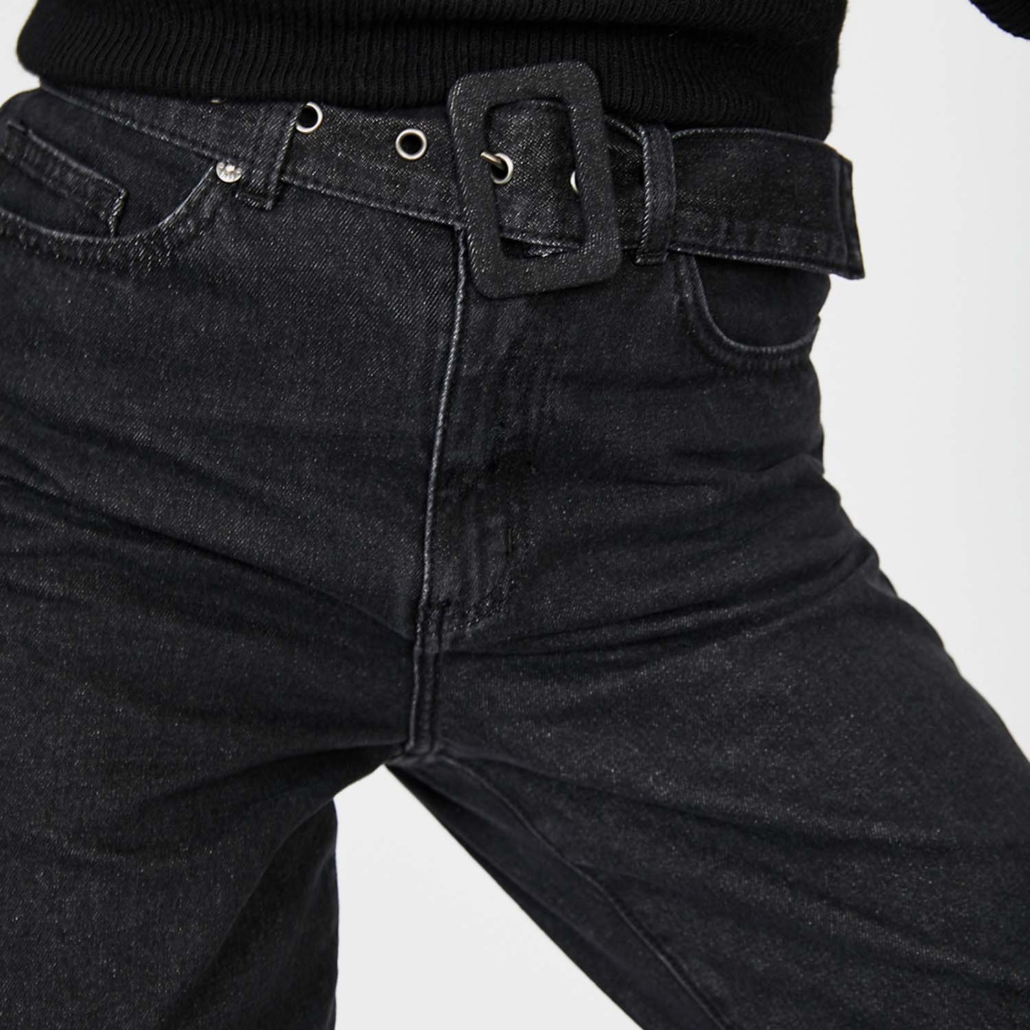 Джинсы Baon B301505 / BLACK DENIM - фото 4