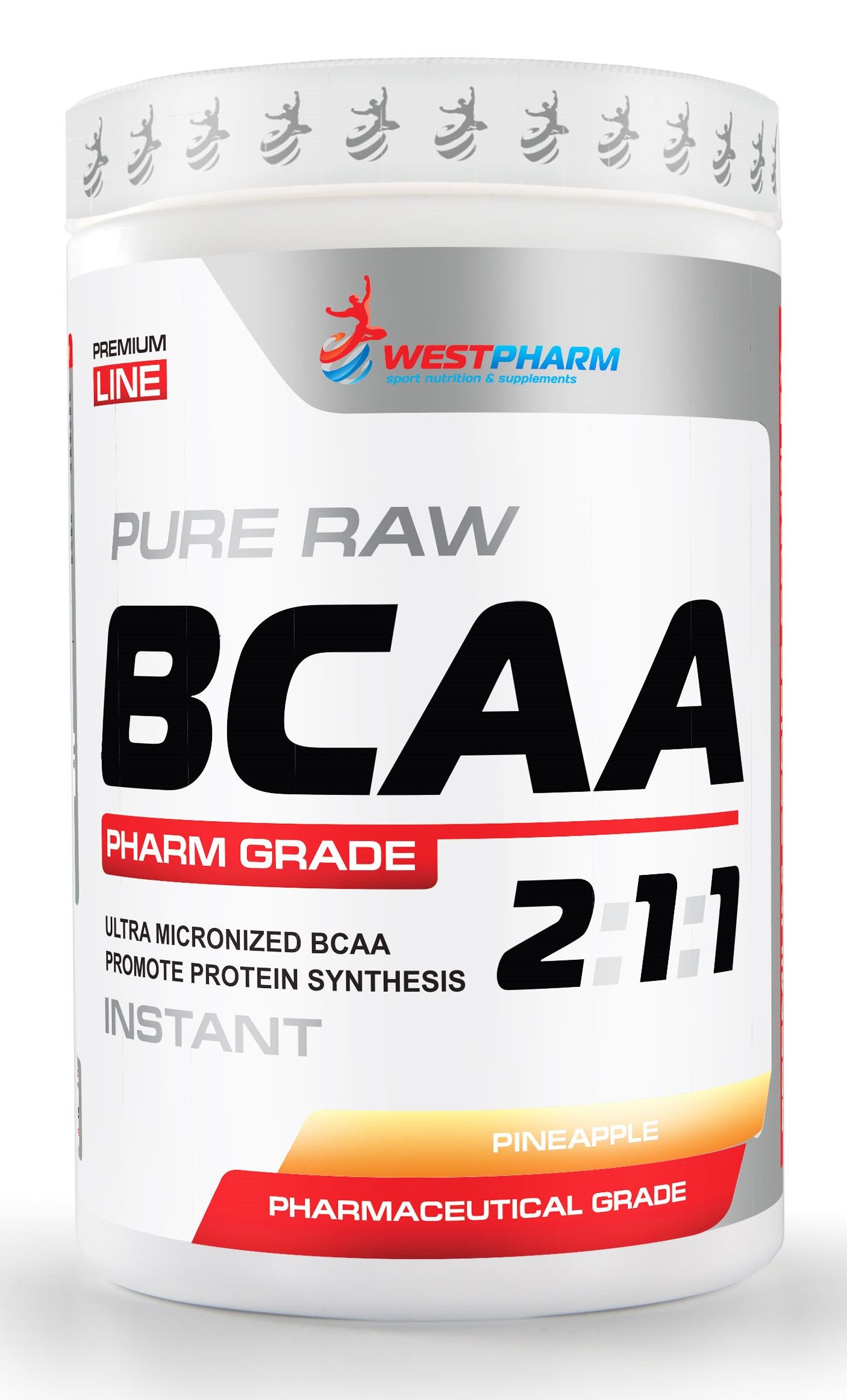 БЦАА WESTPHARM BCAA 2:1:1 Ананас 400 гр 80 порций - фото 1