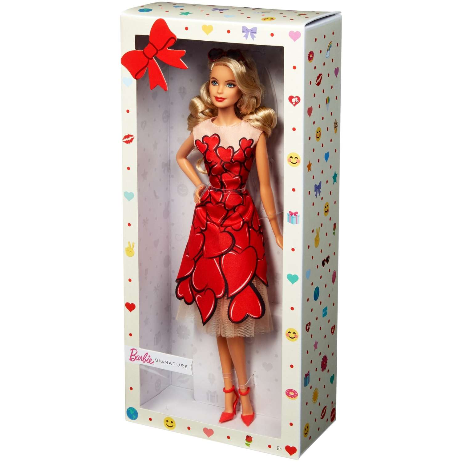 Кукла Barbie в красном платье коллекционная FXC74 FXC74 - фото 3