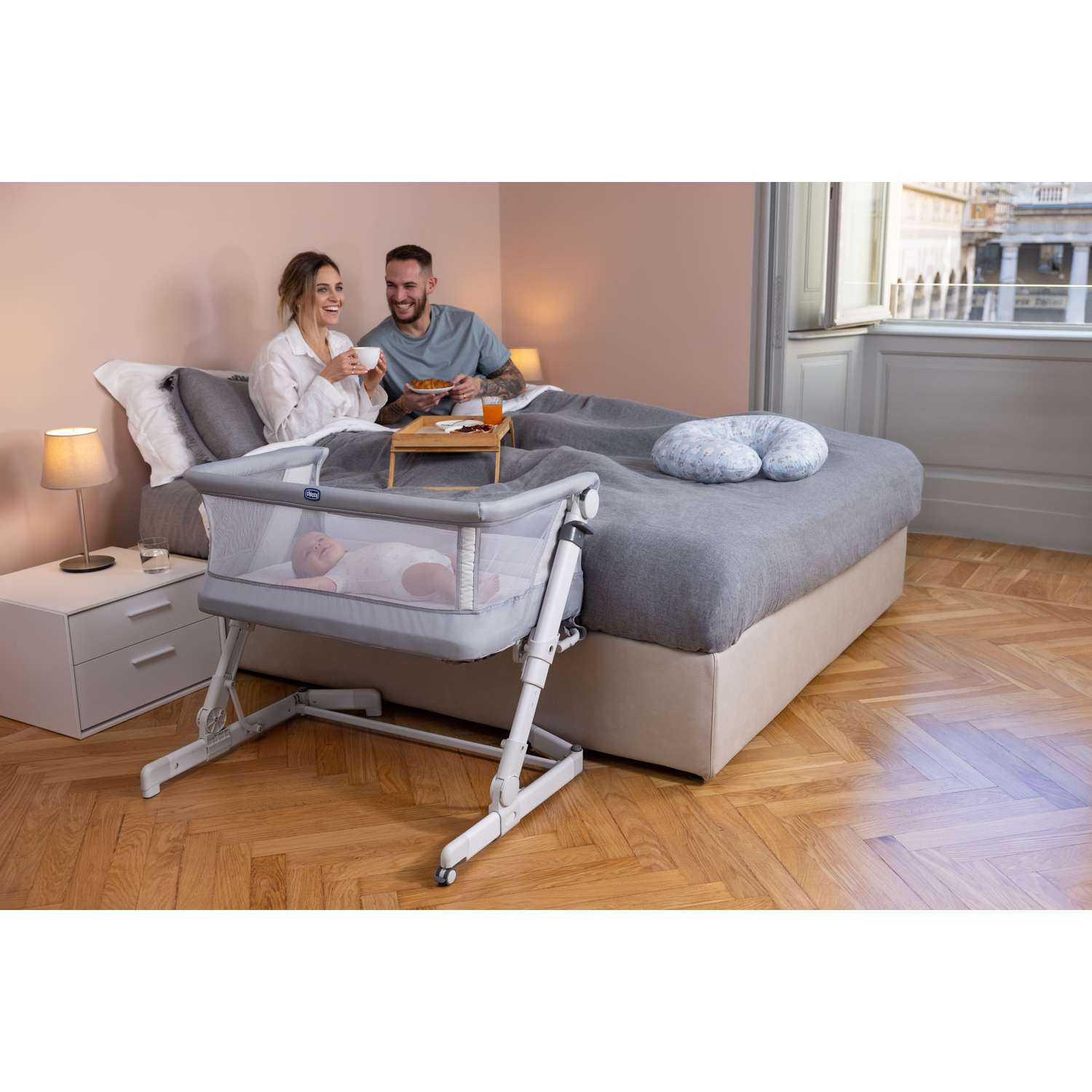 Chicco Next2me Pop Up Grey Mist