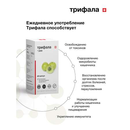 БАД YOULAB TRIPHALA 600 мг 60 капс