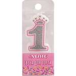 Свечи для торта deVENTE розовая принцесса 1