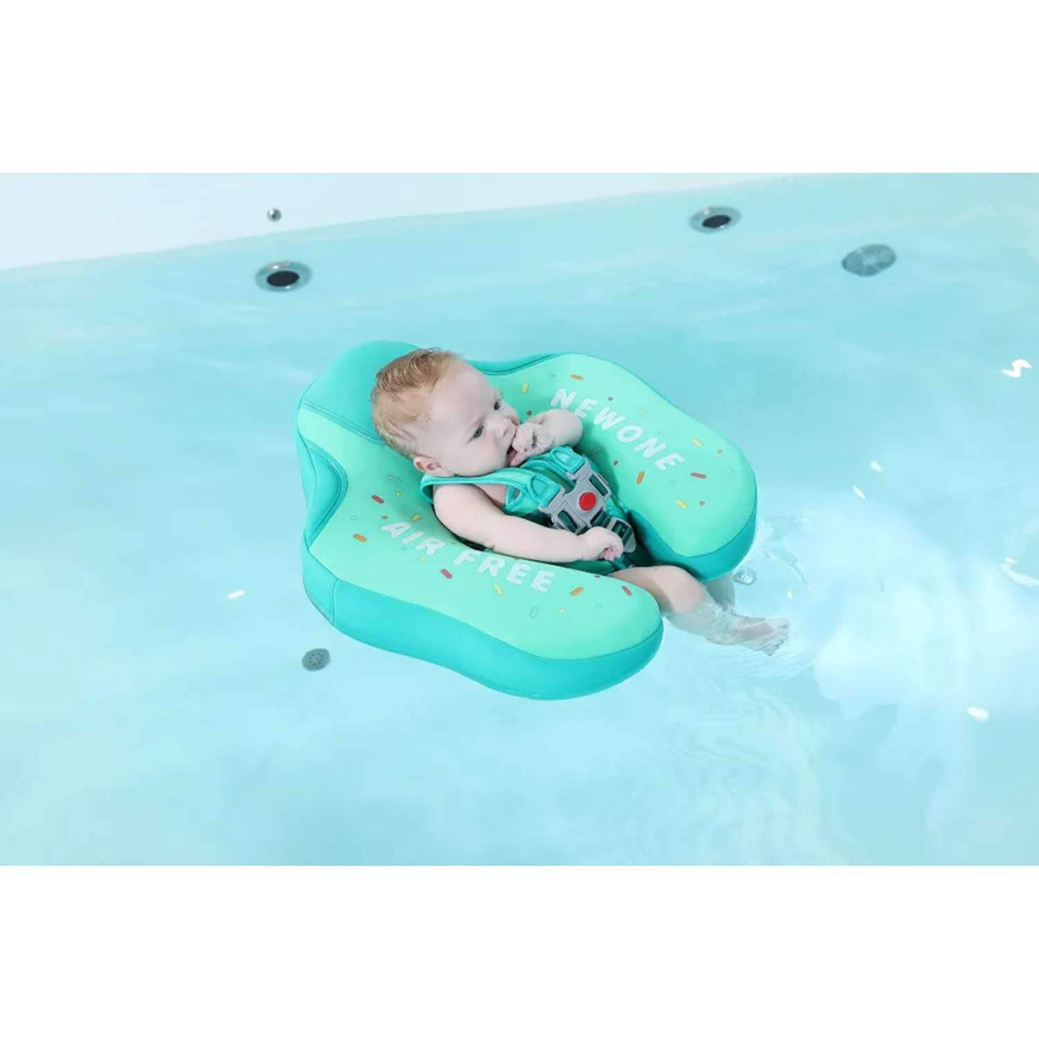 Круг для плавания детский Newone с трусами 3-24 месяца. Ненадувной круг для плавания для малышей - фото 13