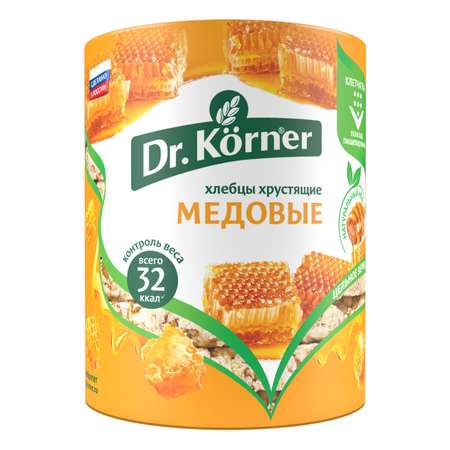 Хлебцы DrKorner Злаковый коктейль медовый 10 шт. по 100 гр.