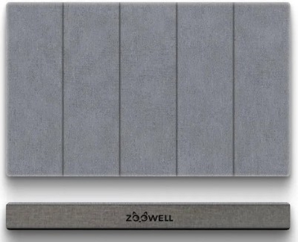 Лежанка для животных ZDK Zoowell Premium L Grey 89x56x10 см - фото 1