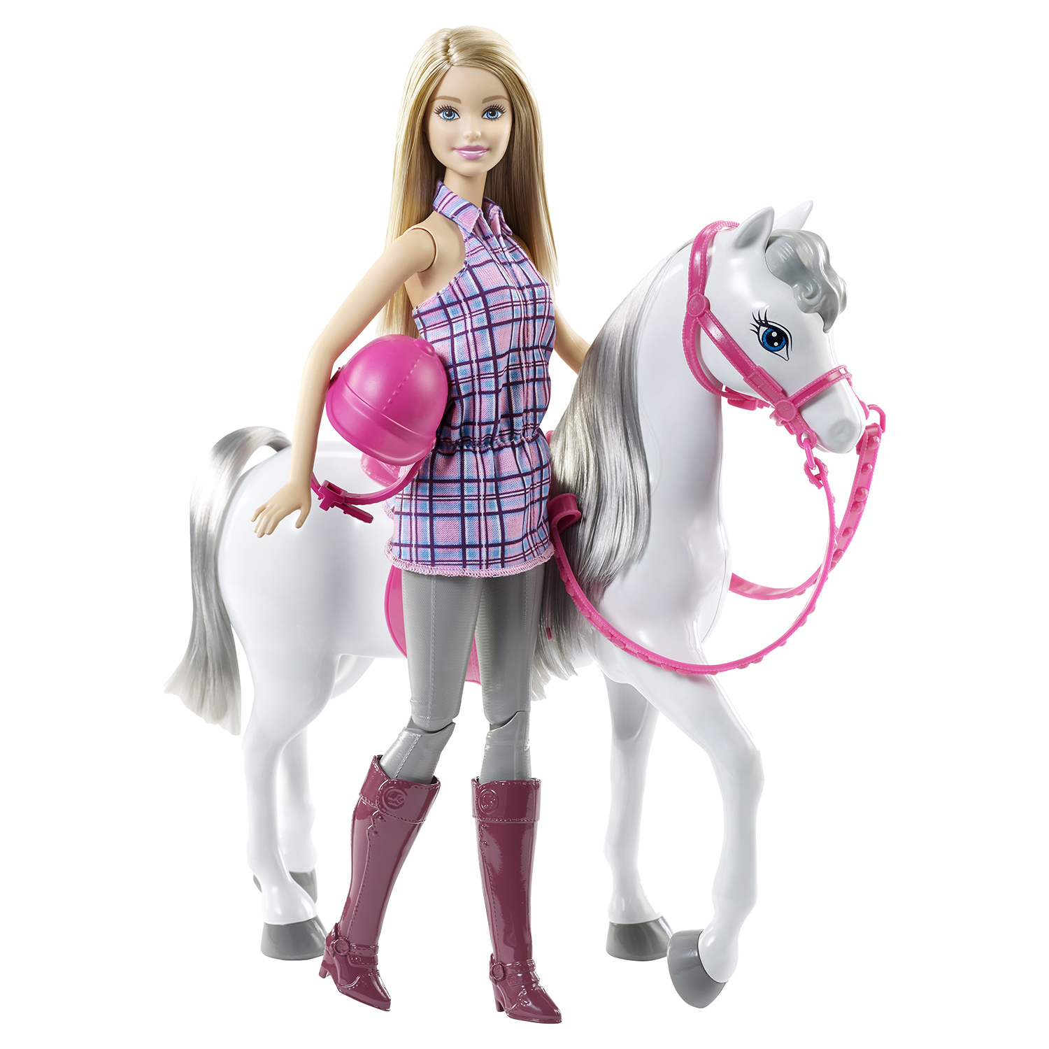 Кукла Barbie Barbie и лошадь DHB68 купить по цене 949 ₽ в интернет-магазине  Детский мир