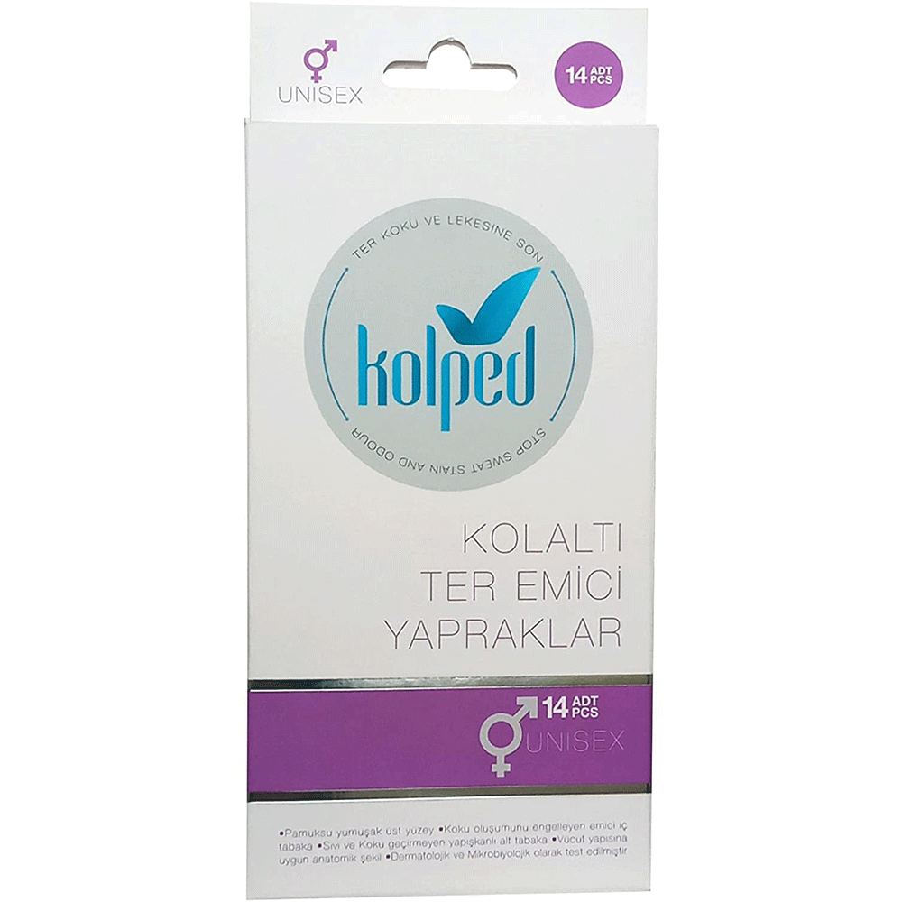 Вкладыши Onlem для подмышек от пота Kolped Sweat Pads (14шт. в уп.) - фото 5