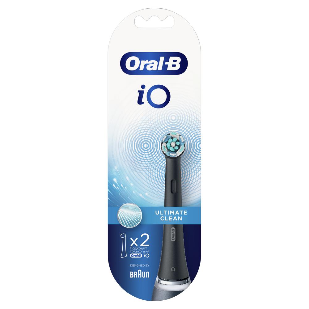 Насадки для зубных щеток Oral-B iO Ultimate Clean Black 2 шт - фото 8