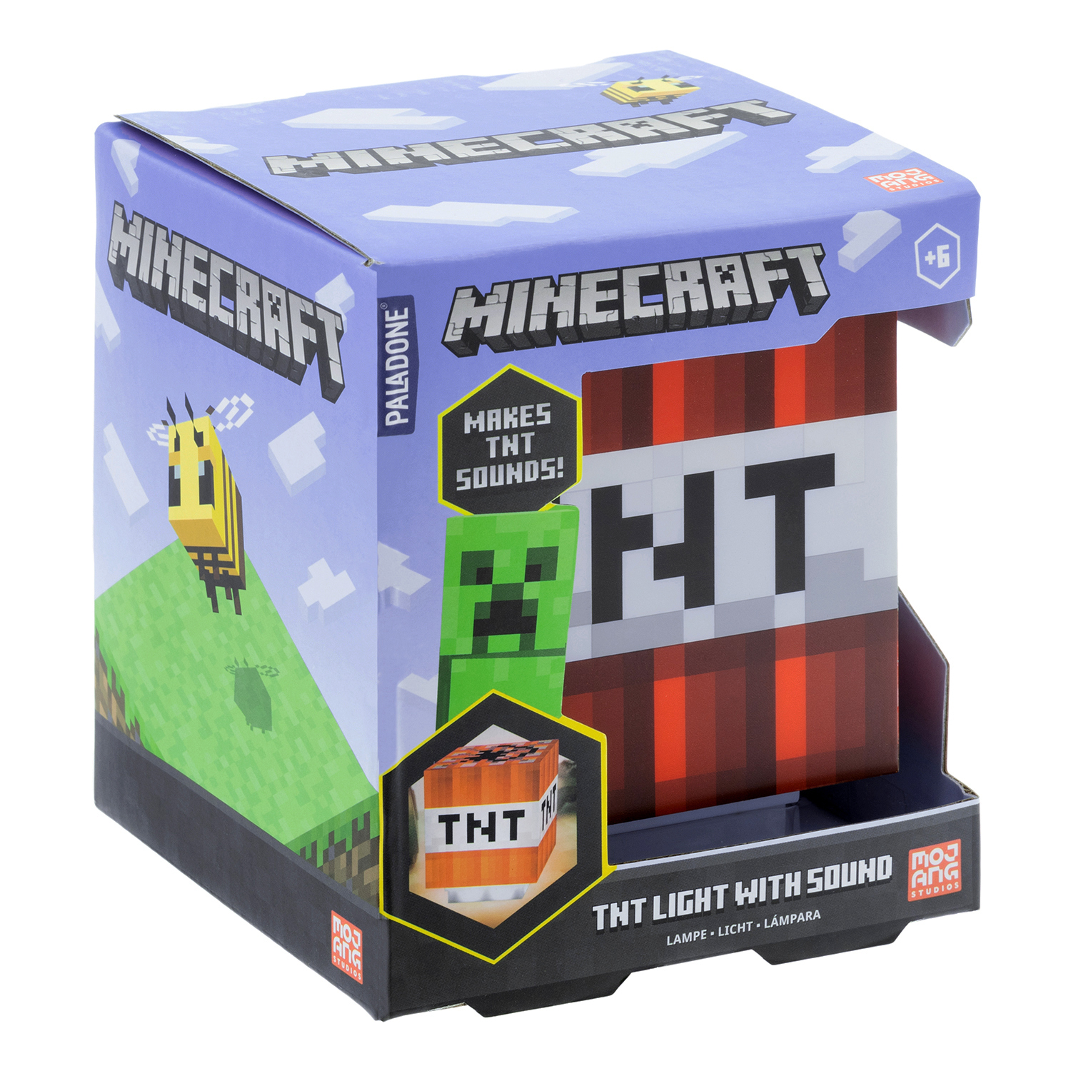 Светильник настольный PALADONE Minecraft TNT Light with Sound - фото 5