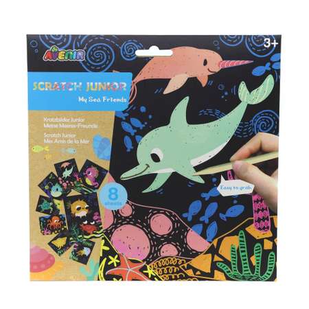 Цветная гравюра для малышей Avenir Морские животные