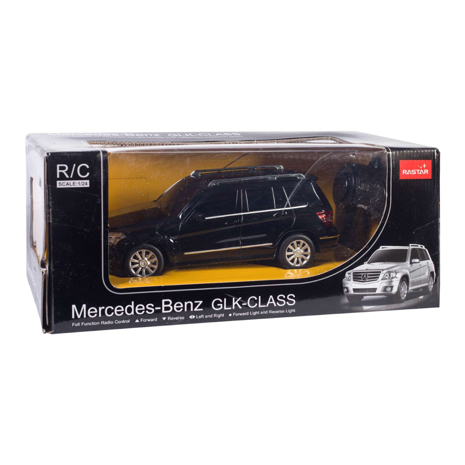 Машинка р/у Rastar Mercedes-Benz GLK 1:24 черная - фото 3