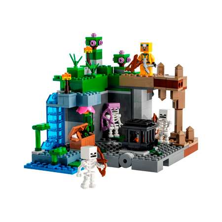 Конструктор детский LEGO Minecraft Подземелье скелета 21189