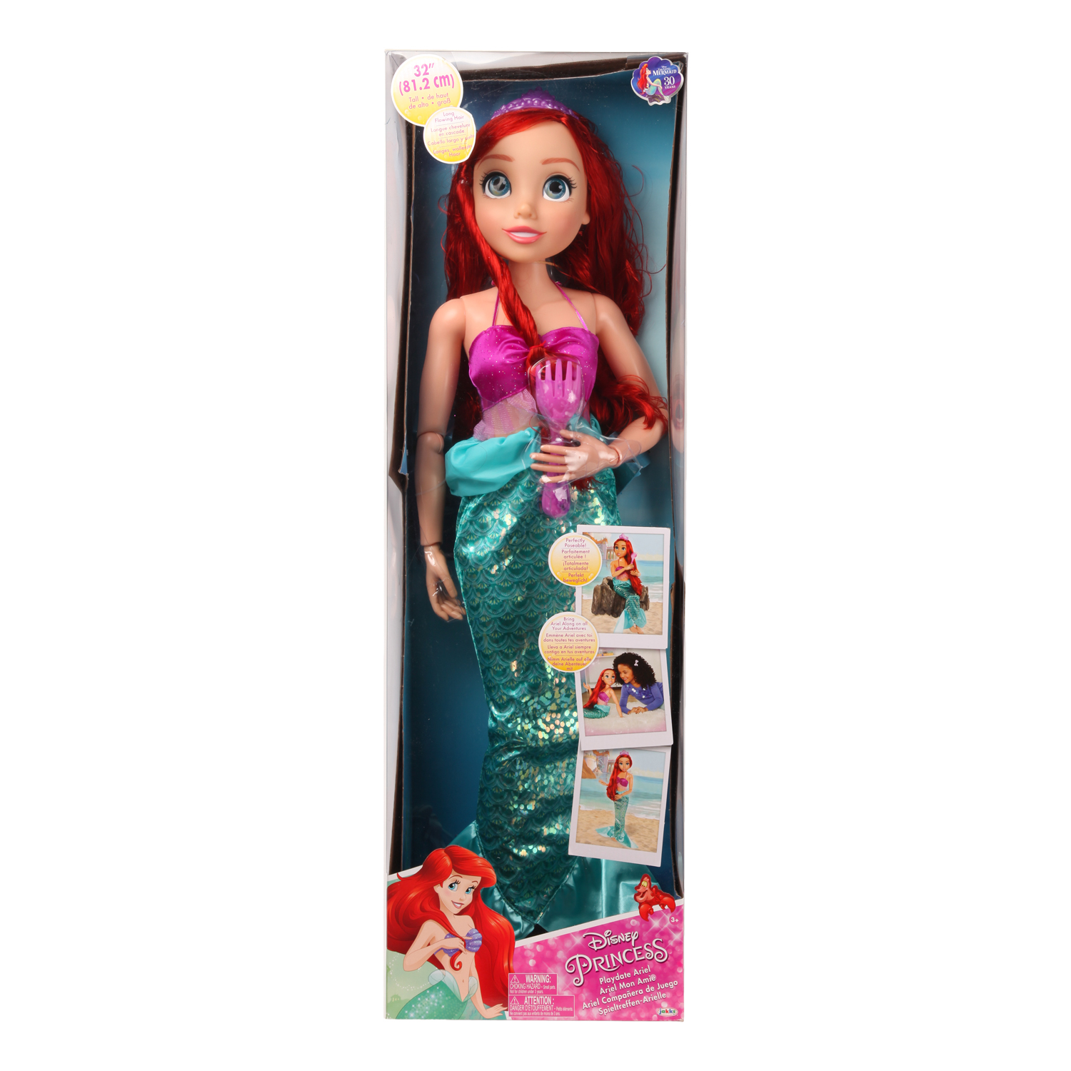 Кукла Jakks Pacific Disney Princess Ариэль 99088-4L 99088-4L - фото 2