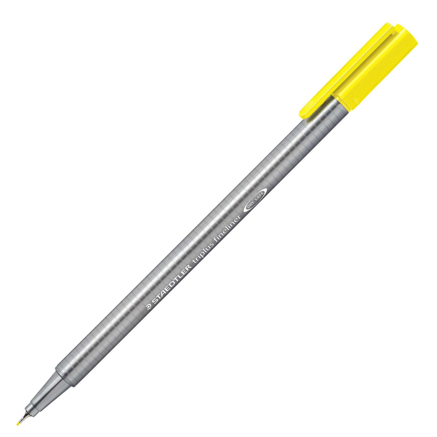 Ручка капиллярная Staedtler еTriplus трехгранная Желтая - фото 1