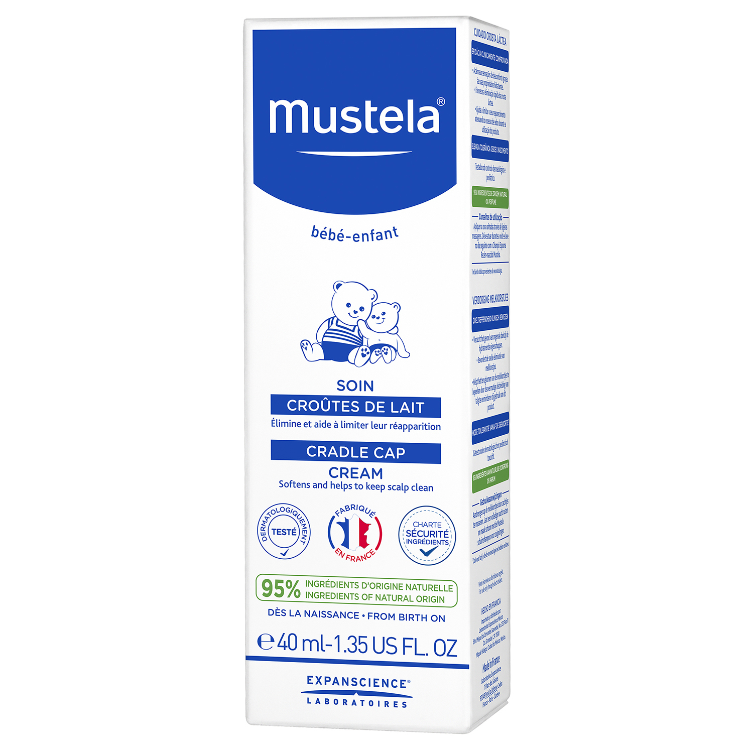 Крем для головы Mustela Bebe от молочных корочек 40мл - фото 2