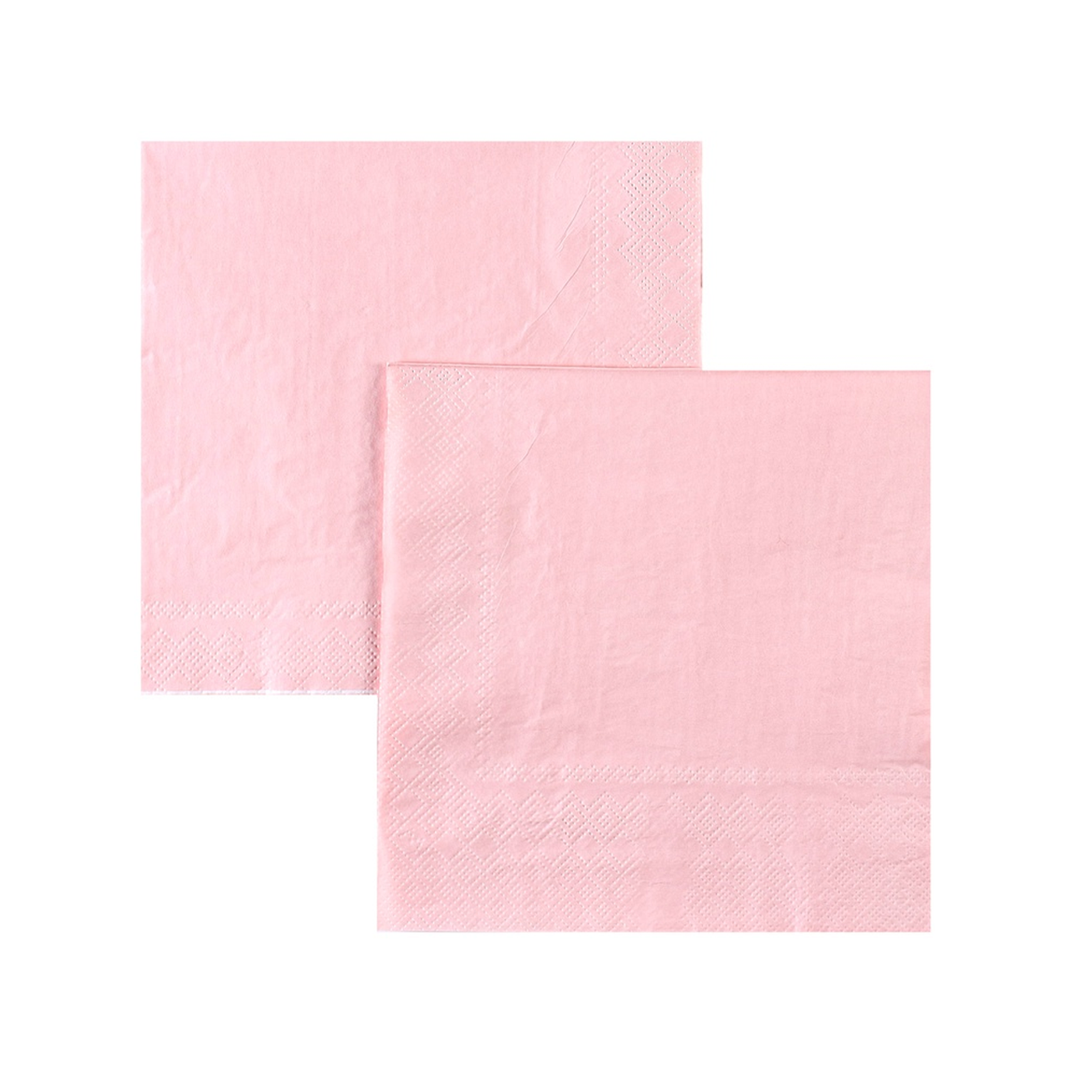 Салфетки бумажные Riota двухслойные розовые 33 см 12 шт - фото 2