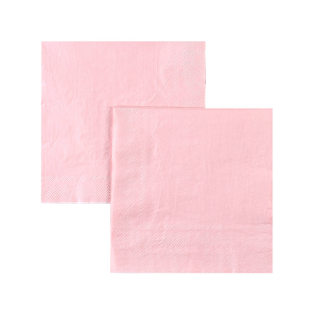 Салфетки бумажные Riota двухслойные розовые 33 см 12 шт