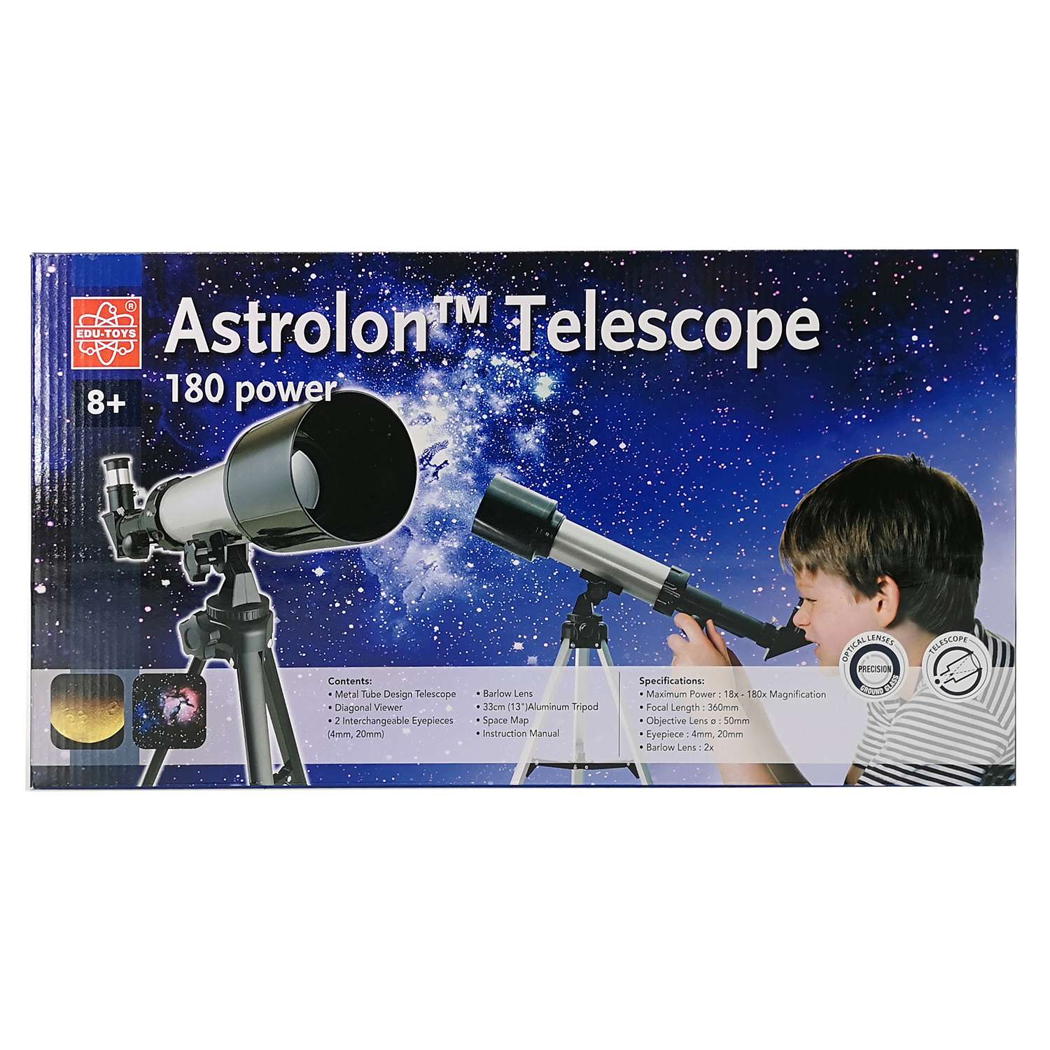 Телескоп EDU-TOYS со штативом TS057 - фото 2