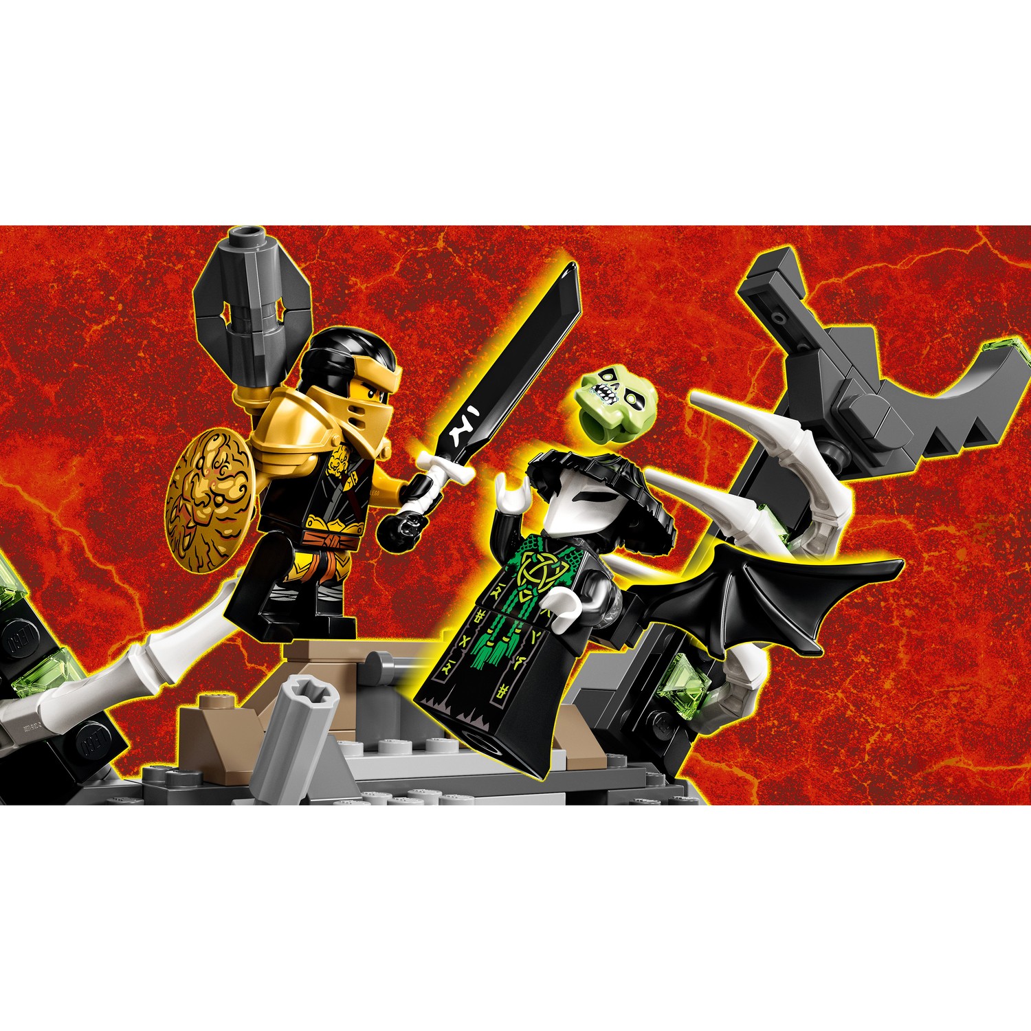 Конструктор LEGO Ninjago Подземелье колдуна-скелета 71722 - фото 13