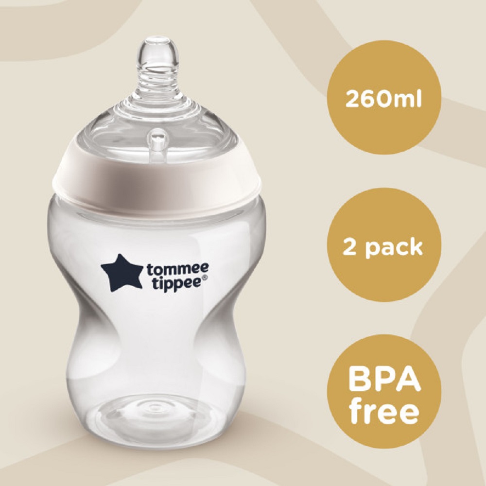 Бутылочка для кормления Tommee tippee Closer to nature 260 мл 2 шт - фото 6