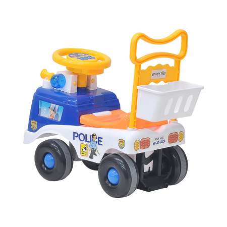 Детская каталка EVERFLO Полицейская машина ЕС-902 blue