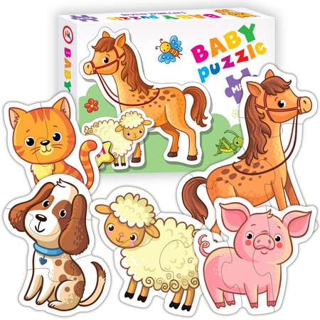 Набор пазлов Дрофа-Медиа Baby Puzzle Домашние животные 4076