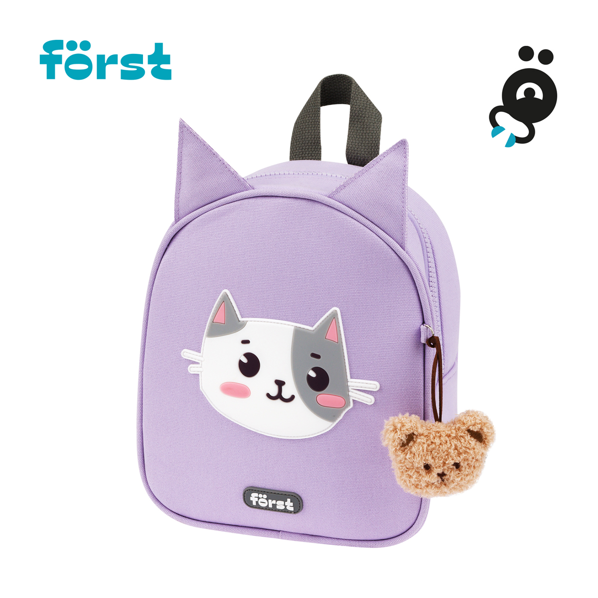 Рюкзак Forst Рюкзак Först F-Kids Little kitty 25*21*10см 1 отделение уплотненная спинка - фото 2