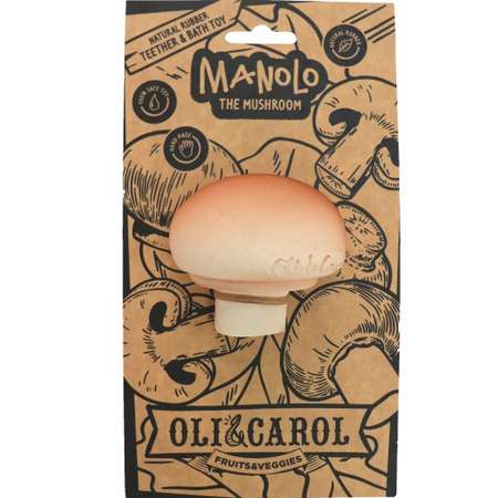 Прорезыватель грызунок OLI and CAROL Manolo The Mushroom из натурального каучука