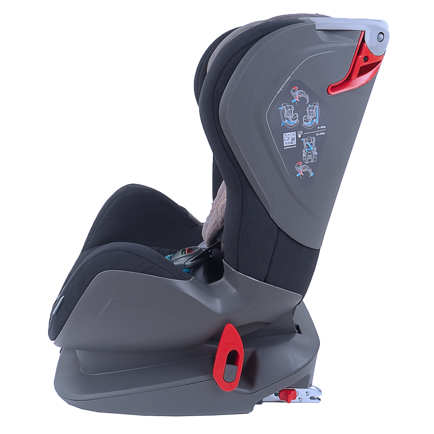 Автокресло Avionaut Glider Softy Isofix 9-25кг Черный-Светло-серый-Бирюзовый - фото 2