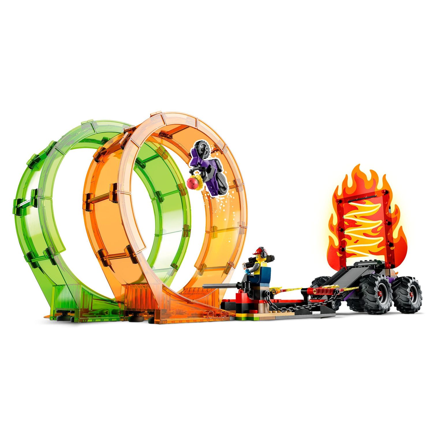 Конструктор LEGO City Double Loop Stunt Arena 60339 - фото 4