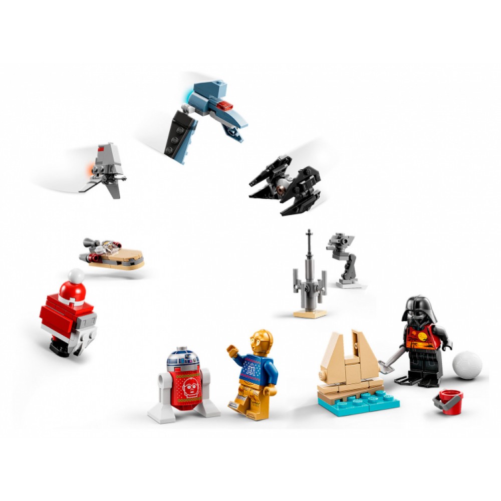 Конструктор LEGO Star Wars Новогодний календарь 75340 - фото 3