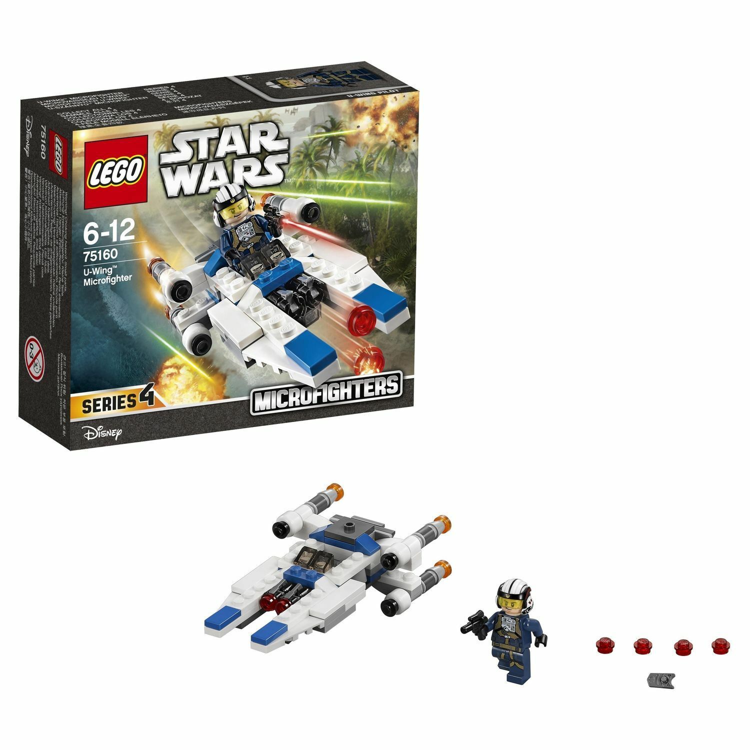 Конструктор LEGO Star Wars TM Микроистребитель типа U (75160) купить по  цене 799 ₽ в интернет-магазине Детский мир