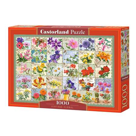 Пазл 1000 деталей Castorland Цветы коллаж