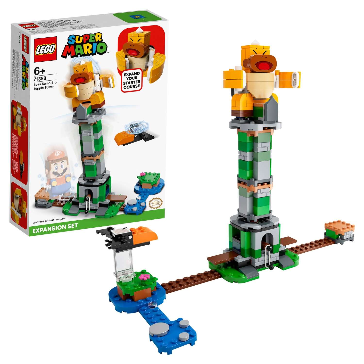 Конструктор LEGO Super Mario Падающая башня босса братца-сумо 71388 - фото 1