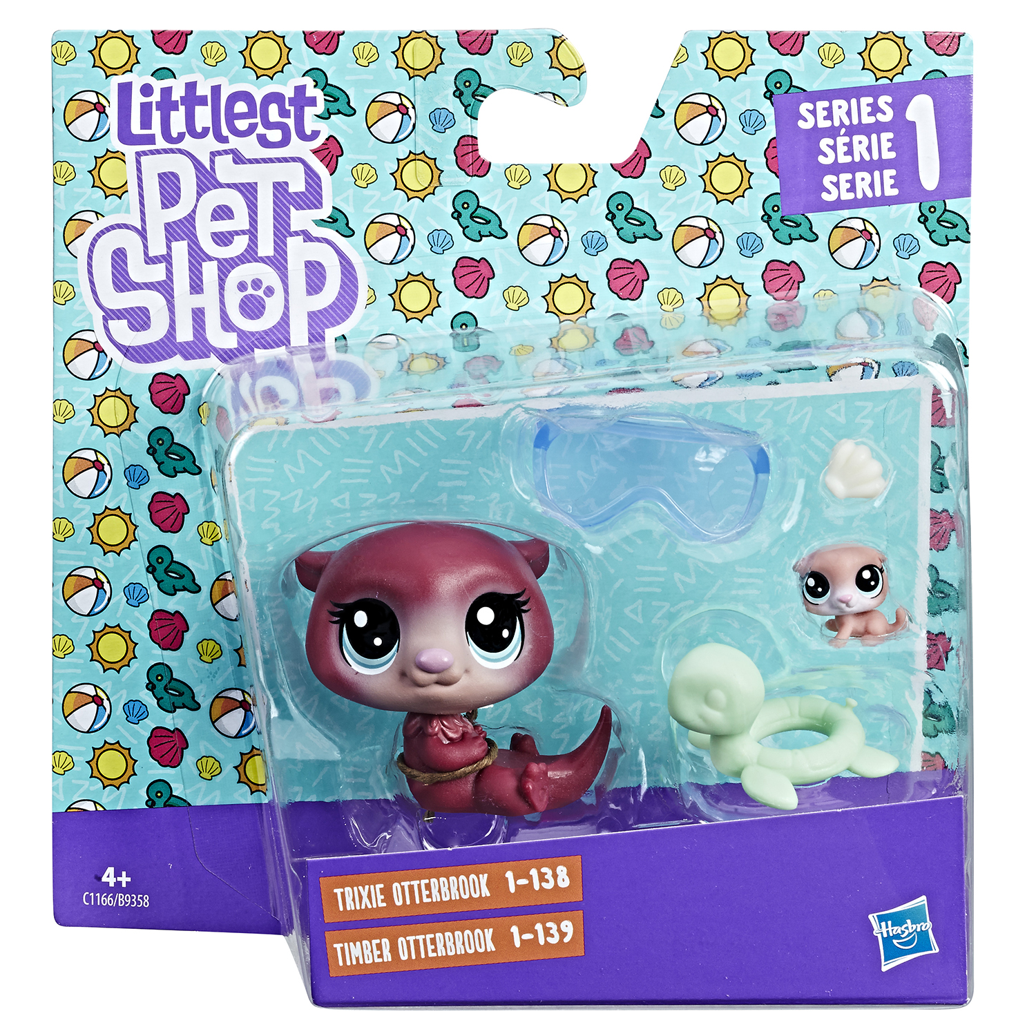 Набор Littlest Pet Shop Парочки Выдра и ее малыш C1166EU40 купить по цене  99 ₽ в интернет-магазине Детский мир